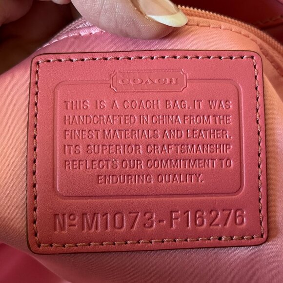 Coach Bleecker Archive Y2K Floral Appliqué Signature Canvas Tote - Picture 11 of 14